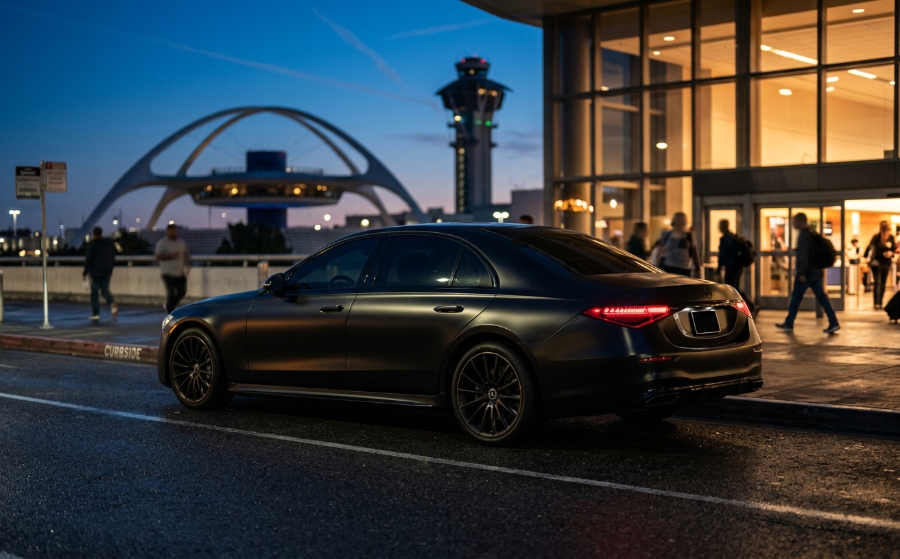 Private Transportation Between LAX and Irvine information from VOOR BLACK