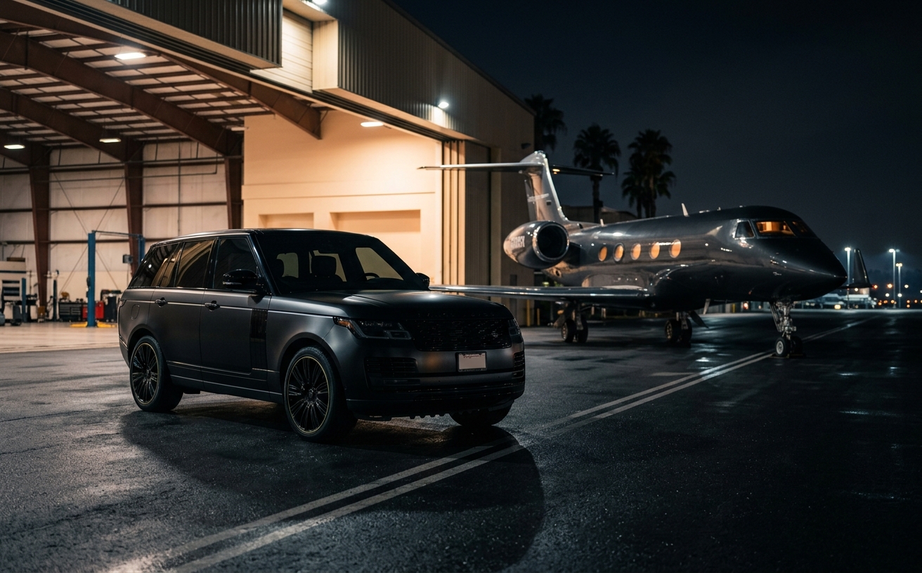 Private FBO and executive terminals Chauffeur Transportation information from VOOR BLACK