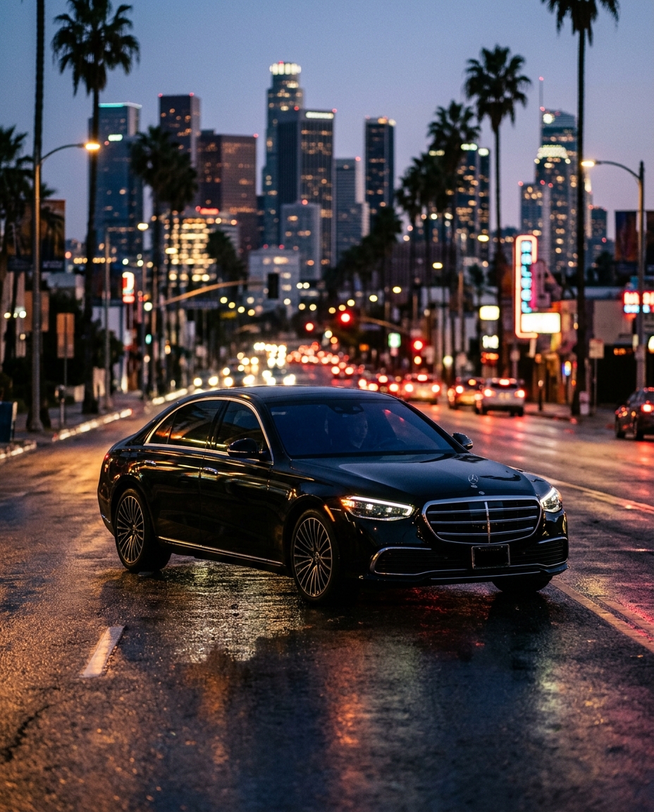 Los Angeles Chauffeur Service information from VOOR BLACK