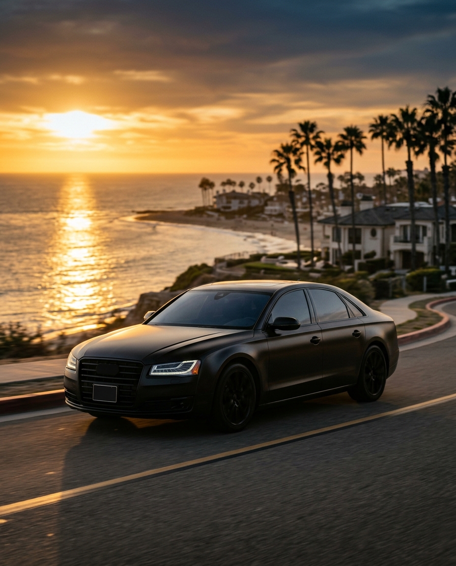 Anaheim Chauffeur Service information from VOOR BLACK
