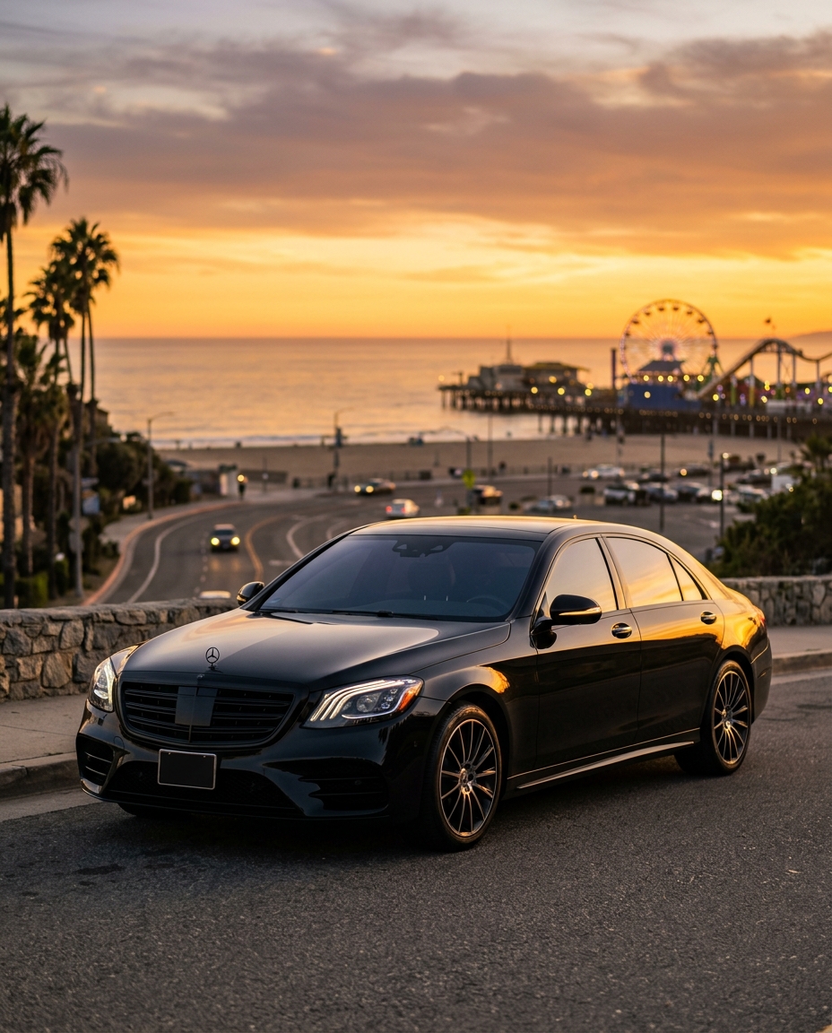 Santa Monica Chauffeur Service information from VOOR BLACK